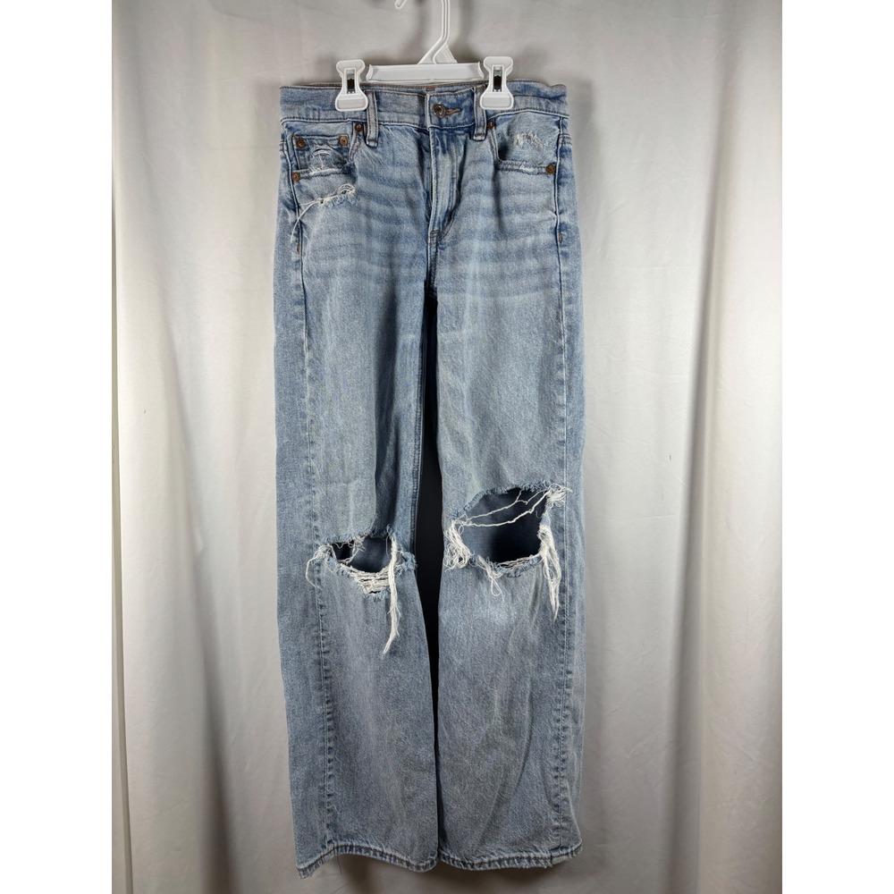 American Eagle Outfitters Light Blue Straight Leg Jeans